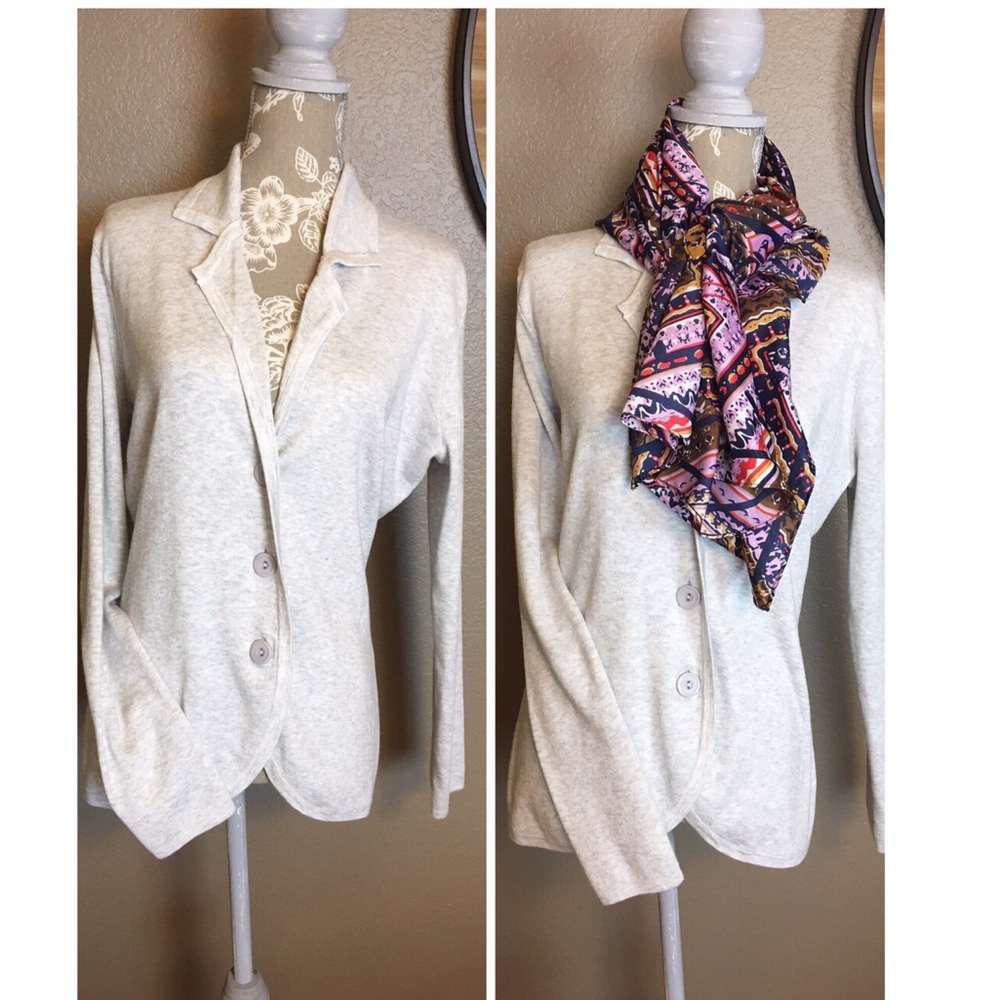 SOLD. THANK YOU. Gray Cardigan Sweater